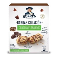 Barra De Cereal Con Chispas Sabor Chocolate 108 G Quaker