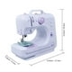 thumbnail image 4 of Maquina De Coser Portatil 2 Velocidades Blanco Morado, 4 of 6