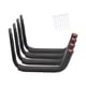 thumbnail image 1 of Gancho De Garaje, Estante De Almacenamiento De Kayak Resistente Para Bicicletas, Sillas Plegables De Jardín, Cantidad 4, 1 of 5