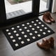 thumbnail image 2 of Felpudo Geométrico REGALWOVEN para Interior y Exterior, Impermeable, Antideslizante, de Perfil Bajo para Entrada, Felpudo Rascador para Atrapar Suciedad Negro 32" x 20", 2 of 7
