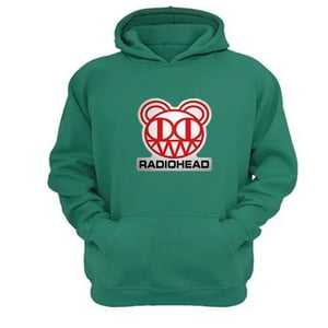 Genérico - Polerón Canguro Radiohead Verde Aguamarina Talla Xs Unisex