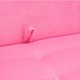 thumbnail image 5 of Banqueta Lua Con Respaldo 2 Cuerpos Felpa Rosado, 5 of 6
