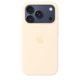 thumbnail image 3 of Funda de silicona para iPhone 17 Pro de Apple con MagSafe, vainilla, 3 of 5