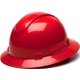 thumbnail image 1 of Gorro Pyramex Ridgeline con trinquete de 4 puntas, ala completa, rojo, 1 of 4