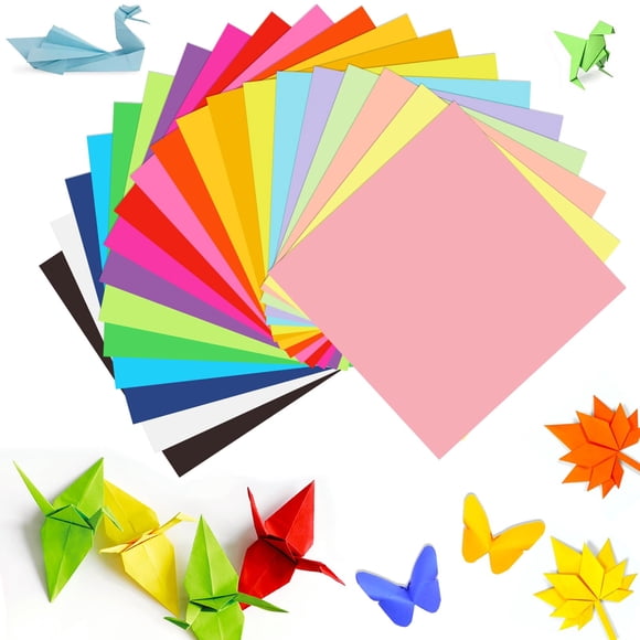 Papel de origami Phinus, 6 x 6 cm, 70 g, 20 colores, 300 hojas