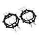 thumbnail image 4 of Tacos De Hielo Crampones Tracción Simple Invierno Hielo Nieve Grips 10 Dientes Black_L, 4 of 5