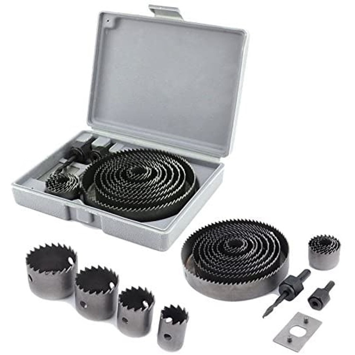 Genérico - Set Sierra Copas 16 Piezas Para Madera