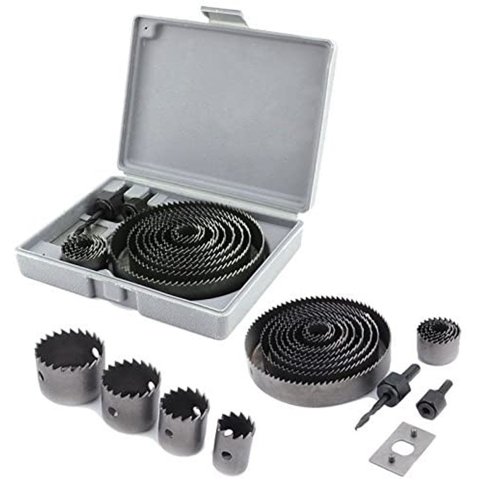 Genérico - Set Sierra Copas 16 Piezas Para Madera