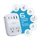 thumbnail image 2 of Adaptador de viaje Ceptics WPS-5B, 2 tomas USB-A, USB-C para EE. UU., 20 W, 2 of 9