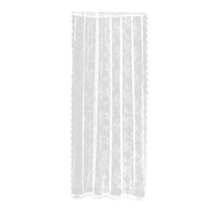 Bothyi - Cortinas De Red Florales De Encaje Blanco, Cortinas Para Sala De Estudio, Granja Decorativa, 150Cm X 200Cm