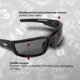 thumbnail image 3 of Gafas de sol acolchadas Global Vision Sly para motocicleta, 4 unidades, con lentes, 3 of 9