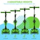 thumbnail image 5 of Patinete de 3 ruedas Hurtle ScootKid 2 en 1 para sentarse y pararse para niños, verde, 5 of 8