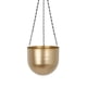 thumbnail image 2 of Porta Maceta Macetero Metal Colgante Dorado Diseño Nórdico, 2 of 3