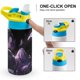 thumbnail image 4 of Kochou Shinobu Botella de Agua con Tapa Pop Top de Un Toque, Acero Inoxidable, a Prueba de Fugas, para Deportes, Botella Infantil azul 12 oz, 4 of 6