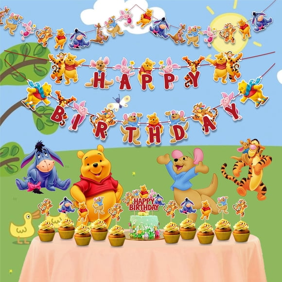 Artículos Para Fiesta Con Temática De Cumpleaños De Winnie The Pooh