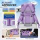 thumbnail image 3 of Mochila De Viaje Avión Cabina Expandible Impermeable Usb 40l Violeta Liso, 3 of 3