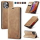 thumbnail image 1 of CaseMe Funda de Cuero para iPhone 15 Pro Max, Funda de Cuero Tipo Billetera con Tarjetero, Cierre Magnético, a Prueba de Golpes, Soporte, Funda Protectora para iPhone 15 Pro Max, Marrón, 1 of 12