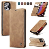 Yeykx - Caseme Funda De Cuero For Iphone 15 Pro, Funda De