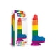 thumbnail image 2 of Dildo Con Ventosa Pegable Realista Pride Lgbt Arcoiris 19 Cm, 2 of 3