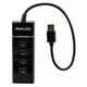 thumbnail image 1 of Adaptador HUB USB 3.0 4 Puertos Luz Indicadora Negro HB30N, 1 of 4
