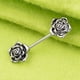 thumbnail image 3 of 1 piercing de acero quirúrgico con forma de flor de rosa para el cuerpo, protector de pezón, 3 of 7