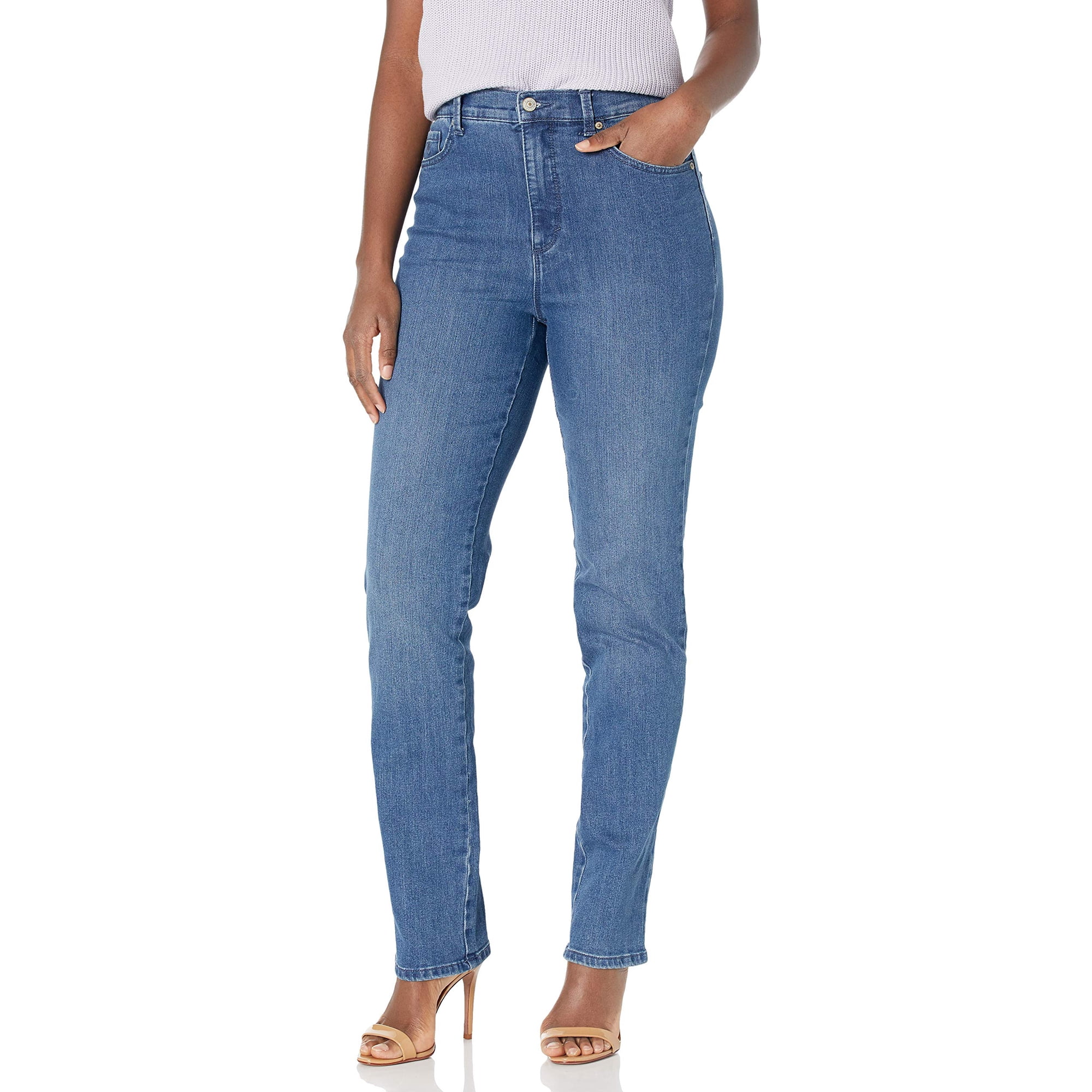 Pantalones De Mujer Gloria Vanderbilt Amanda Clásicos De Cintura Alta