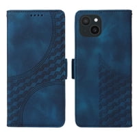 Carcasa Foxdock Iphone 15 Plus De Cuero Pu, Diseño Acolchado Clásico, Protección Contra Caídas Y Rayones
