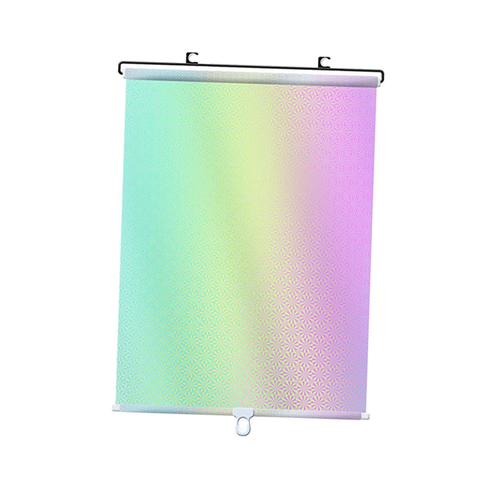 Magideal - Parasol Enrollable, Cortina Ciega, Persianas Enrollables Universales, Ventosa, Cortina Parasol Para Coche, Baño, Restaurante, Ventana Del Sótano 40X125Cm Plata