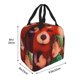 thumbnail image 4 of Red Bolsa Térmica Portátil con Forro de Aluminio Grueso, Bolsa Térmica Impermeable y Hermética para Trabajo, Escuela y Picnic, Nevera Portátil para Entrega de Comida para Adultos y Niños 22*20*13cm, 4 of 6