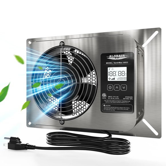 Ventilador Crawlspace ALORAIR 300CFM con humidistato de 34 W