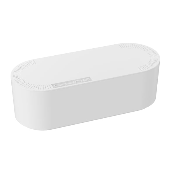 Caja de gestión de cables D-Line, grande, blanca