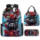 thumbnail image 1 of 3pcs/set Disney Children 3d Cute Spider Man Design Backpack Stitch Boys Primary School Bag Kids Kindergarten Backpack Mochila, 1 of 3