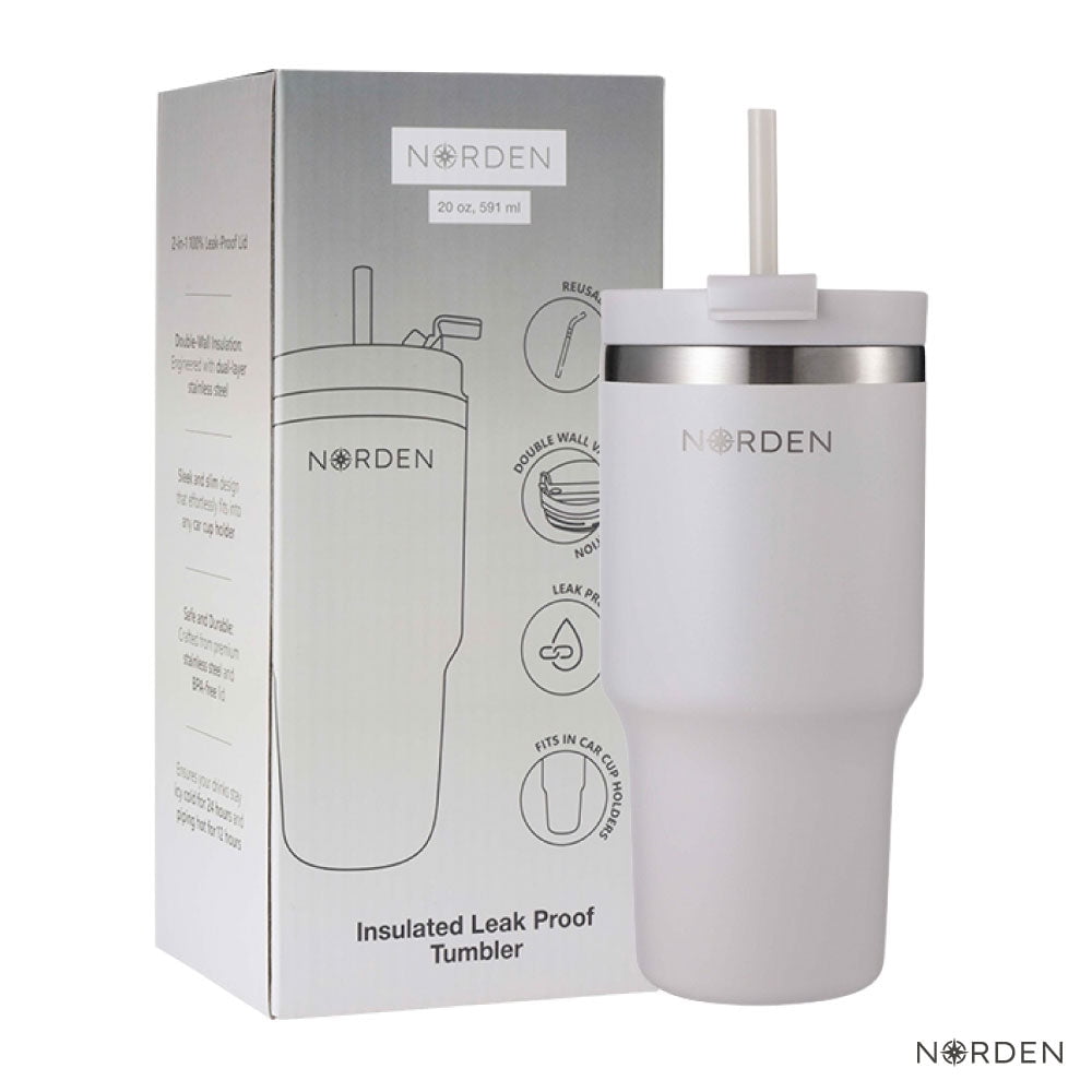 Mug Térmico Tumbler Leak-proof Soft Sand 591 Ml Norden 1 Un