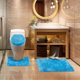 thumbnail image 2 of Alfombra De Baño Set Azul 50 x 75, 2 of 6