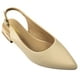 thumbnail image 2 of Zapatos Slingback de Mujer con Punta Fina Yassne Beige, 2 of 5