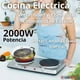 thumbnail image 2 of Cocina Eléctrica Portátil 2 Platos 2000W de Potencia Acero Inoxidable, 2 of 11