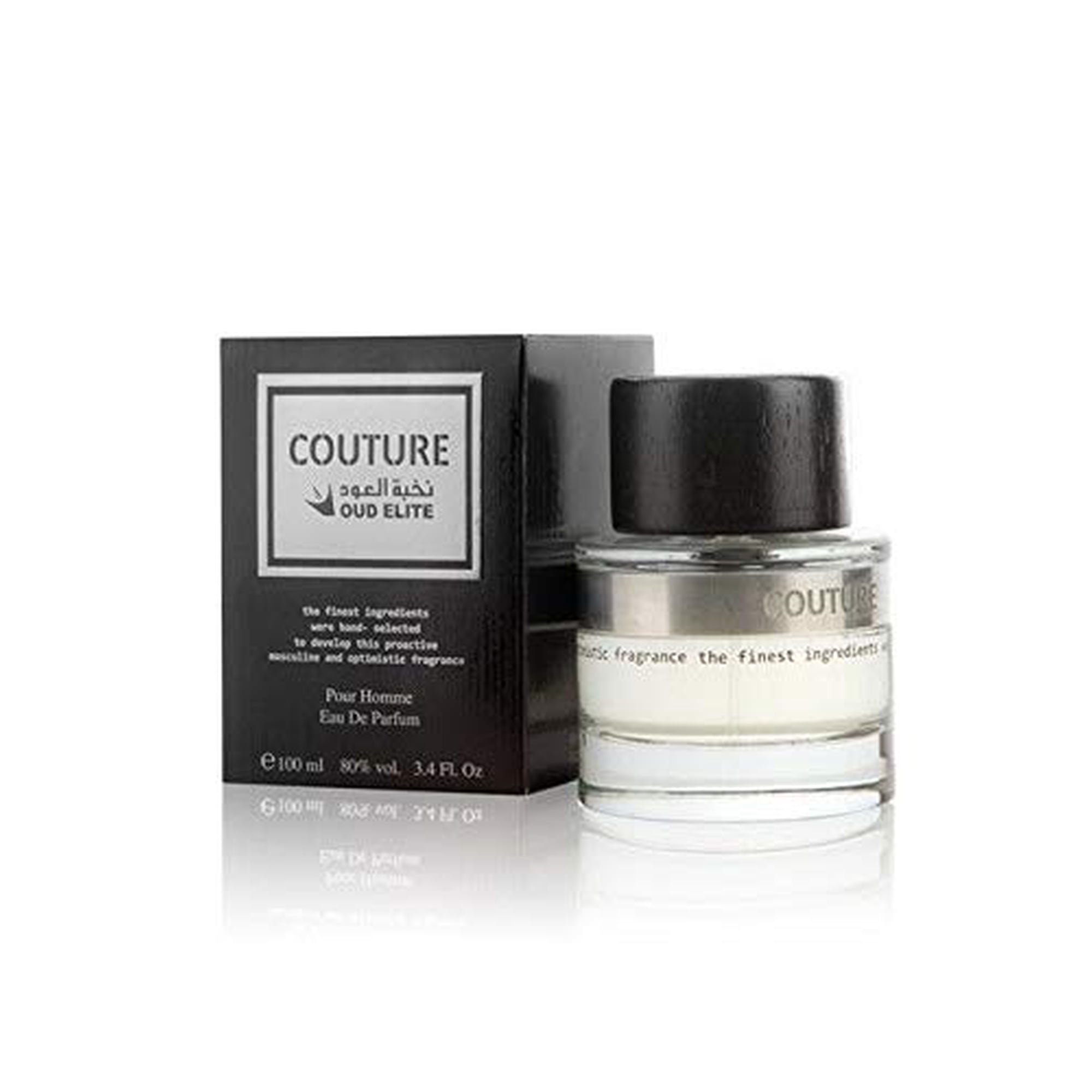 Perfume Oud Elite Couture Silver Para Hombre Edp 100 Ml