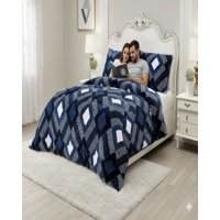 Imac Hogar - Cubrecama Premium Plush Y Chiporro - Invierno King