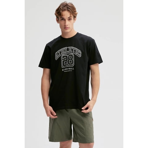 Fashionspark - Polera Hombre Print Negro - Xiii