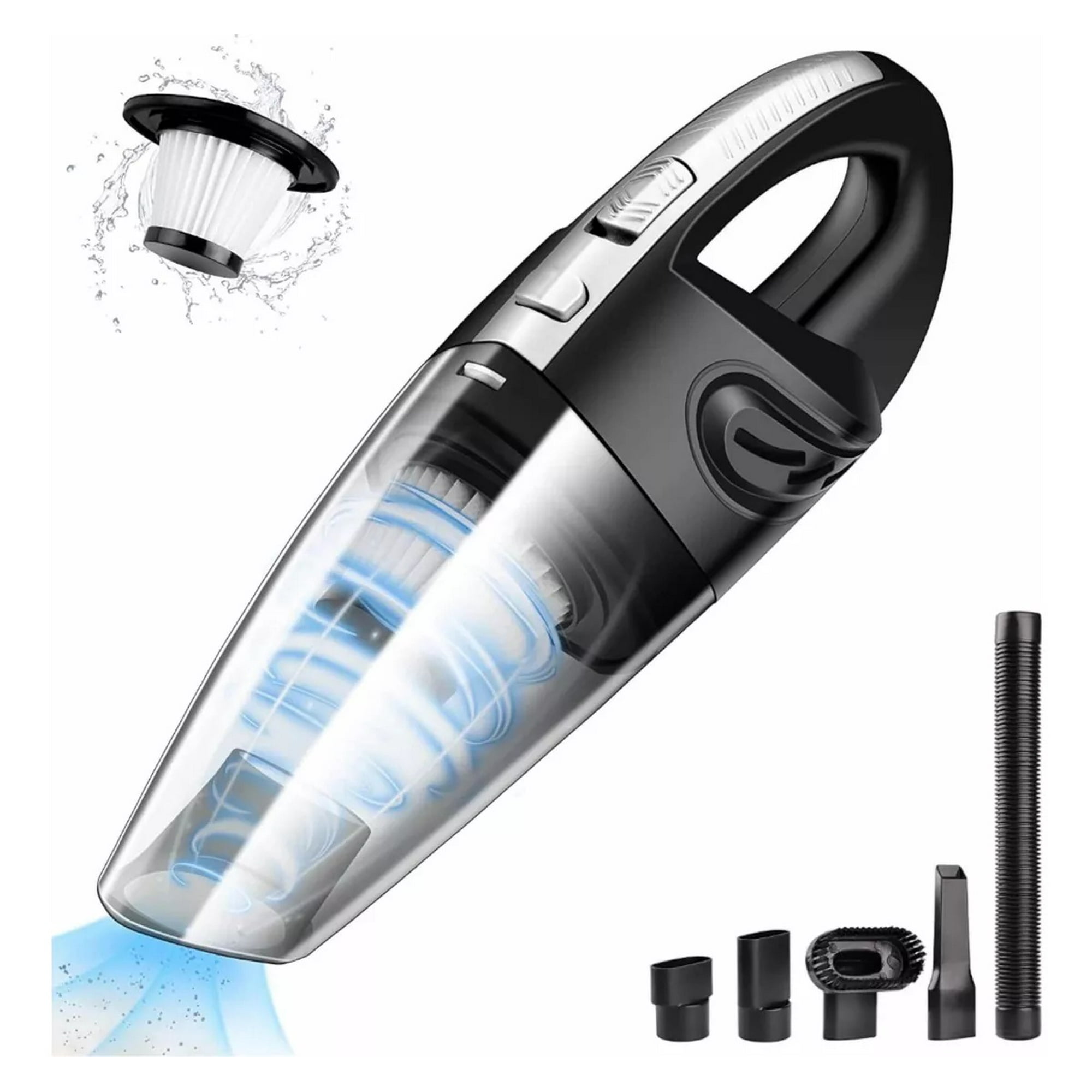 Genérico - Aspiradora Inalámbrica Alta Potencia Recargable Accesorios