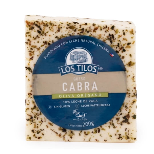 Queso Cabra Orégano Trozo 200 g Los Tilos