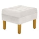 thumbnail image 4 of Sofa Retro 3c + 2 Pouf Felpa 01 Crudo, 4 of 6