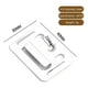 thumbnail image 2 of 100 Pcs Clips Montaje De Placa De Pared De Acero Inoxidable, 2 of 8