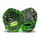 thumbnail image 2 of Guante de béisbol Franklin Sports Shok Grafito/Lima 10.5", 2 of 9