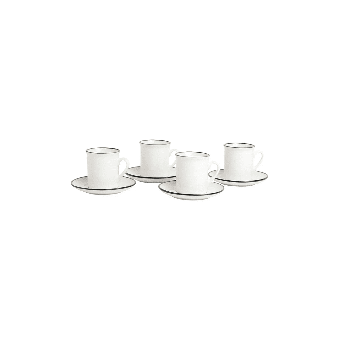 Juego 4 Unidades Tazas Expresso 120ml La Hacienda