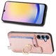thumbnail image 3 of Funda Magnética Para Samsung Galaxy A25 Con Billetera Y Anillo Protector Resistente Rosa, 3 of 5