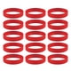 thumbnail image 5 of 15 Piezas / paquete Pulseras de silicona simples Pulseras de goma de moda Rojo, 5 of 5
