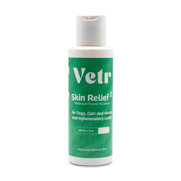 Gel para perros Vetr Skin Relief con hidrocortisona al 1% 120 ml