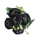thumbnail image 2 of Ramo De Boda Artificial Elegante Con Flores Artificiales Para Decoración De Fiesta Y Oficina, Color Negro Y Violeta., 2 of 5