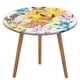 thumbnail image 1 of Eevee: Evoluciones estéticas-theme Fitted Round Tablecloths Elastic Edged Table Covers Waterproof Table Cloth for Kitchen Holiday Party Tables Decor 120cm, 1 of 6